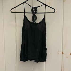 X small black Hollister tank top lightly worn